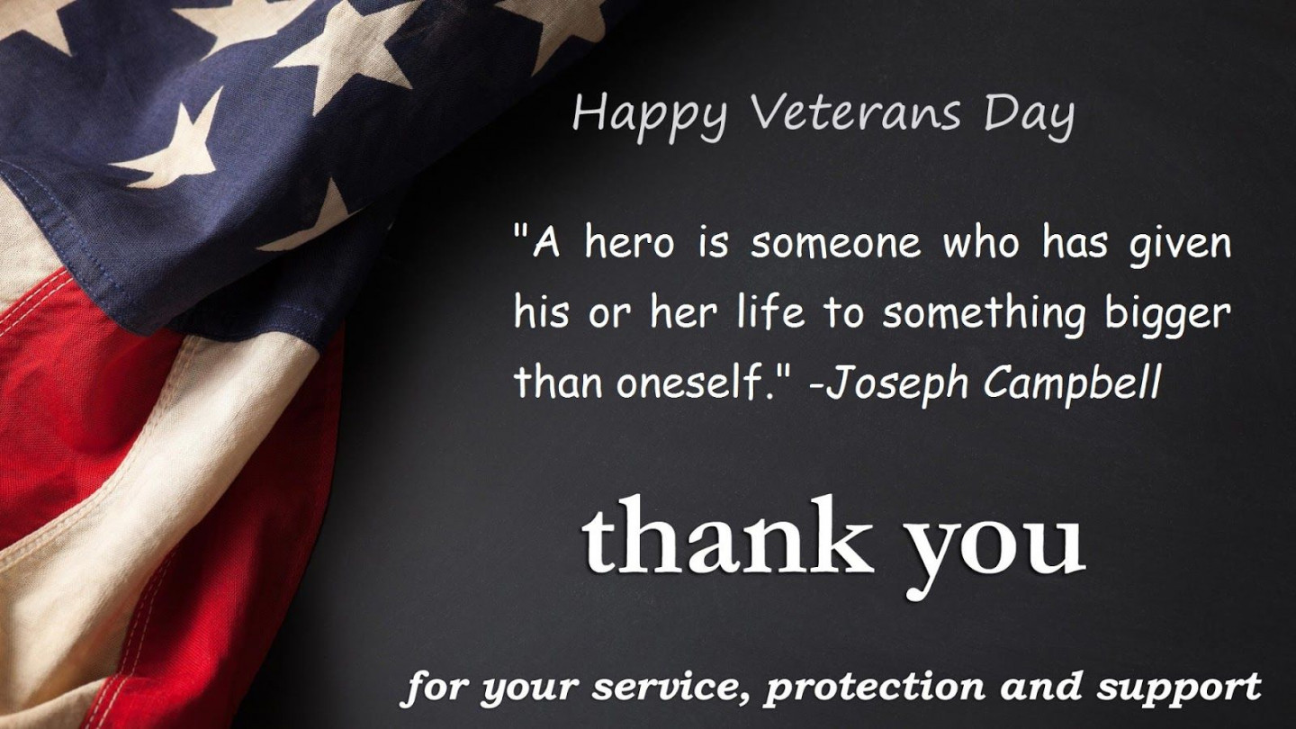 Thank You Message To Veterans] Happy Veterans Day Quotes & Sayings