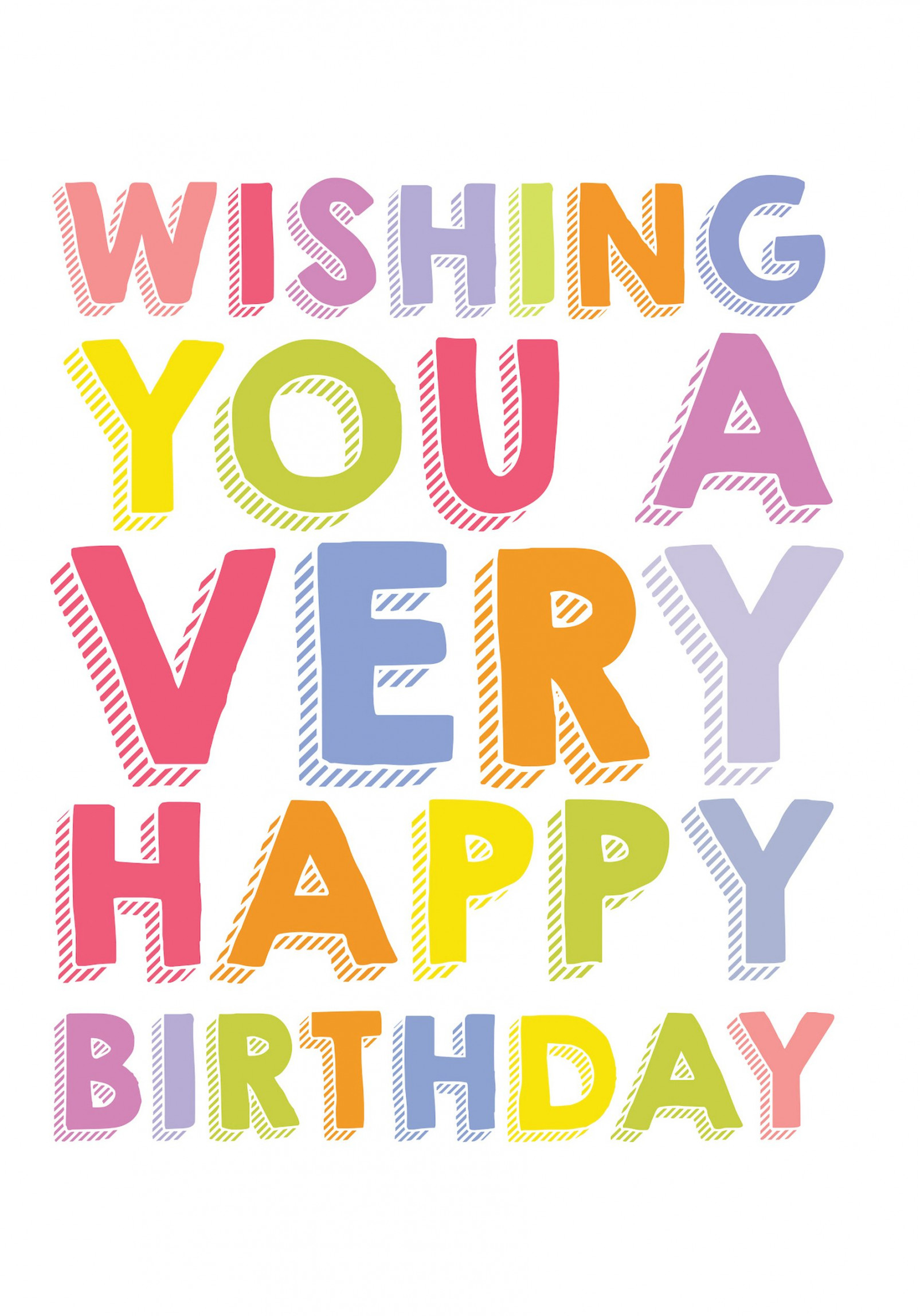 Very Happy Birthday  Greetings Cards Delivered  Bunches