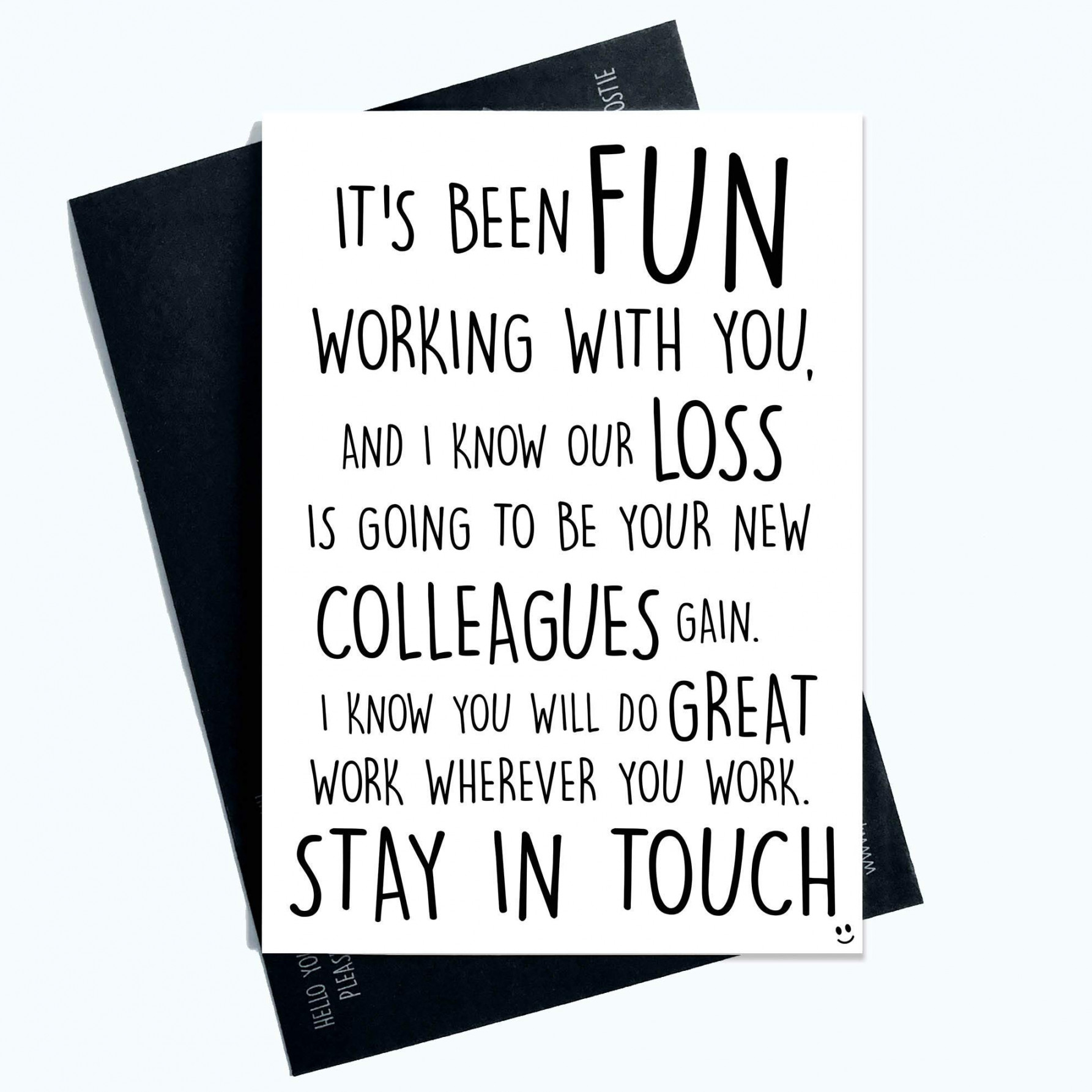 Wall Smart Designs Farewell Card Colleague Farewell Card Funny New Job Card  Good Luck New Job FareweSee more Wall Smart Designs Farewell Card