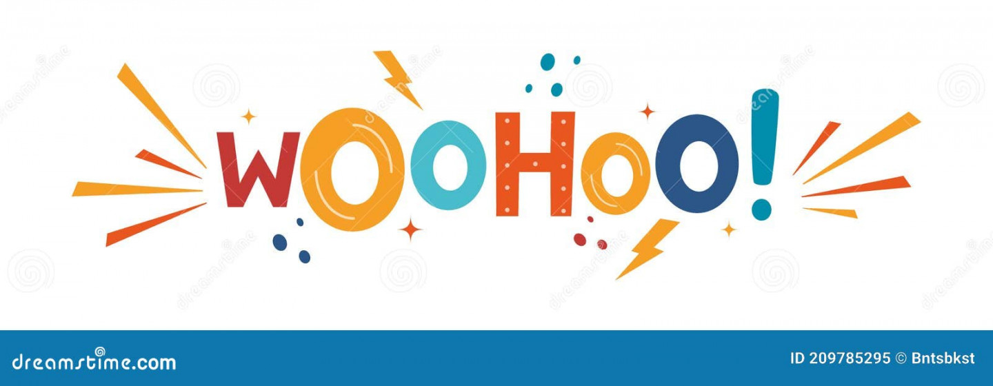 Woo Hoo Stock Illustrations –  Woo Hoo Stock Illustrations