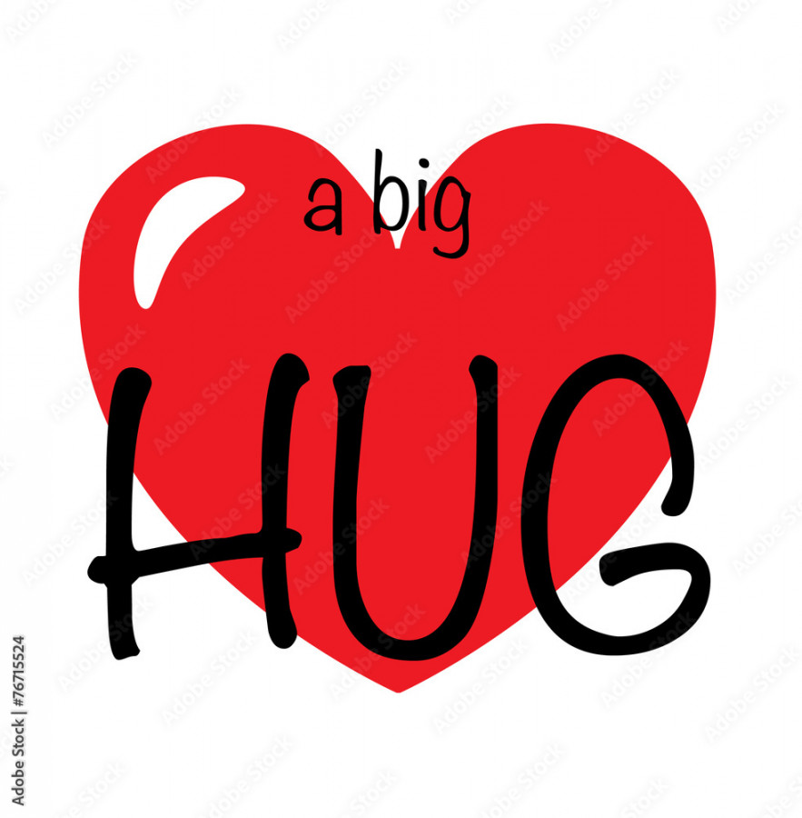 a big hug love or friendship Stock-Foto  Adobe Stock