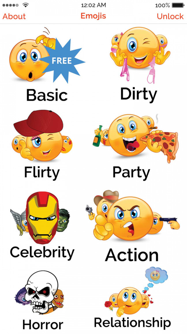 Adult Emojis - Dirty Emojis APP, Flirty Icons and Emoticons for