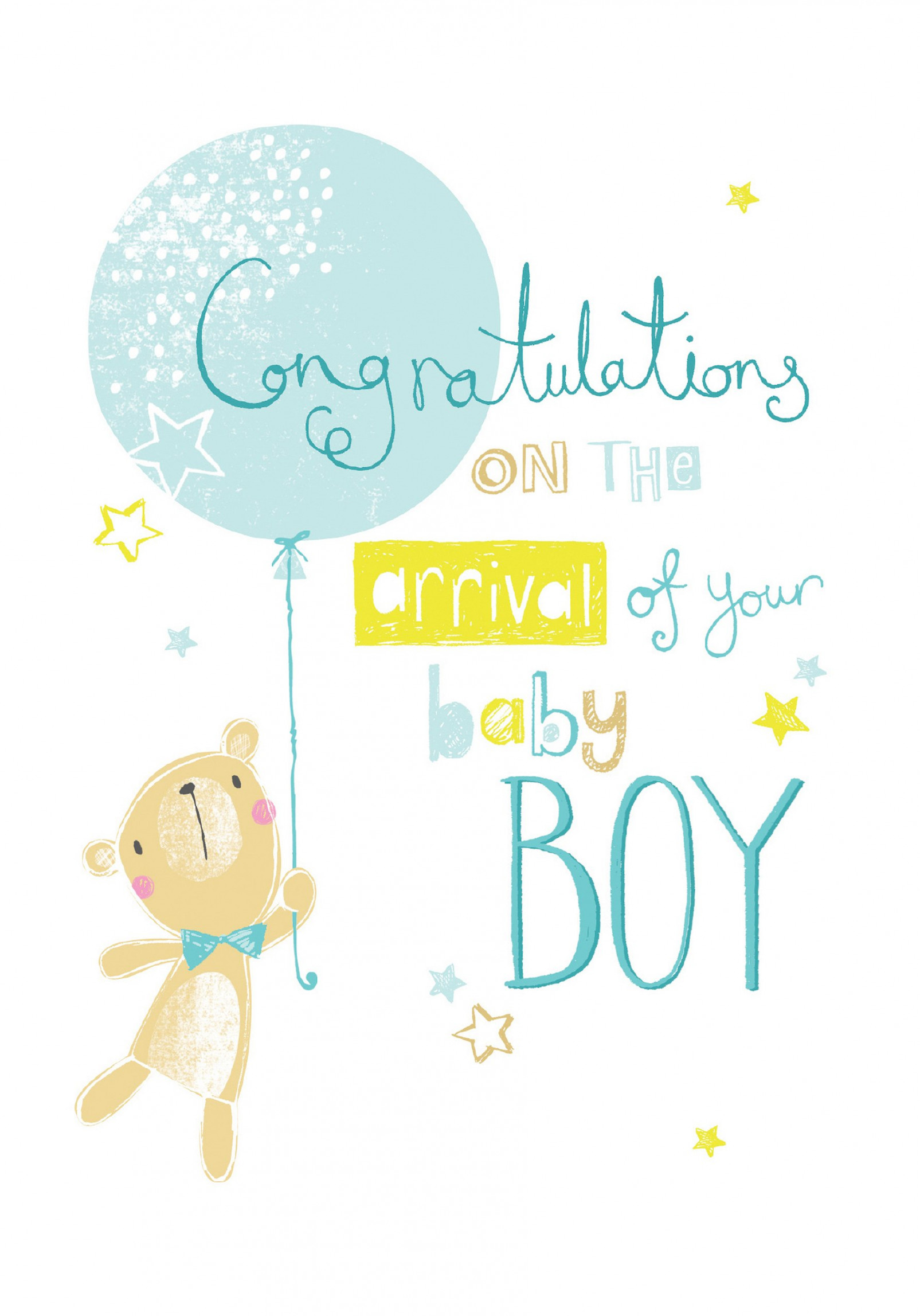 Baby Boy Congratulations  Greetings Cards Delivered  Bunches