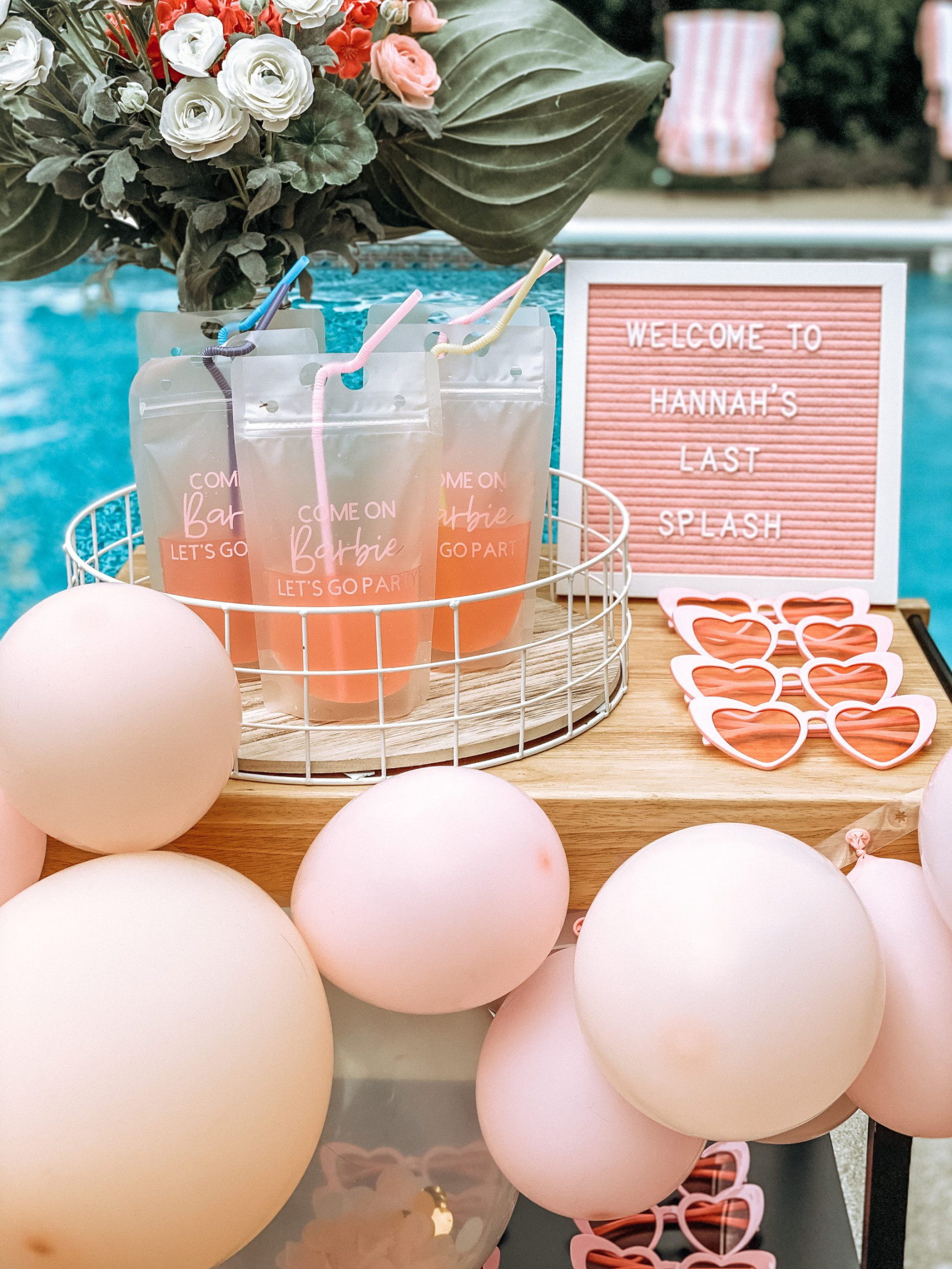 Bachelorette Pool Party  Inspiration for a Last Splash for the