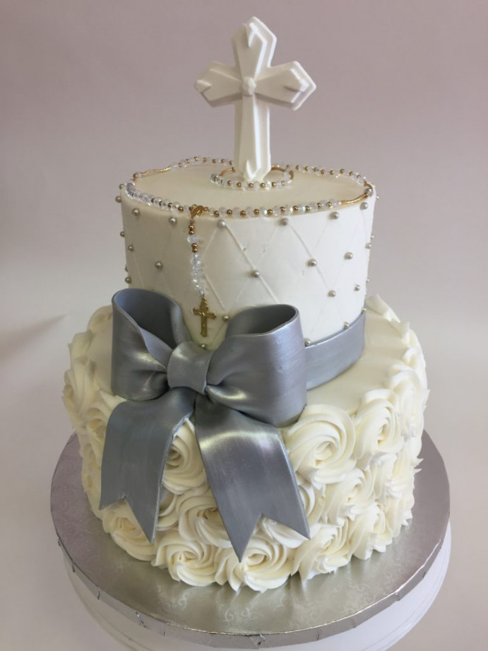 Baptism and First Communion Cakes - Nancy