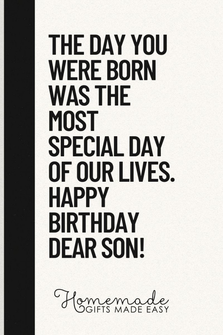 Best Birthday Wishes for Your Son