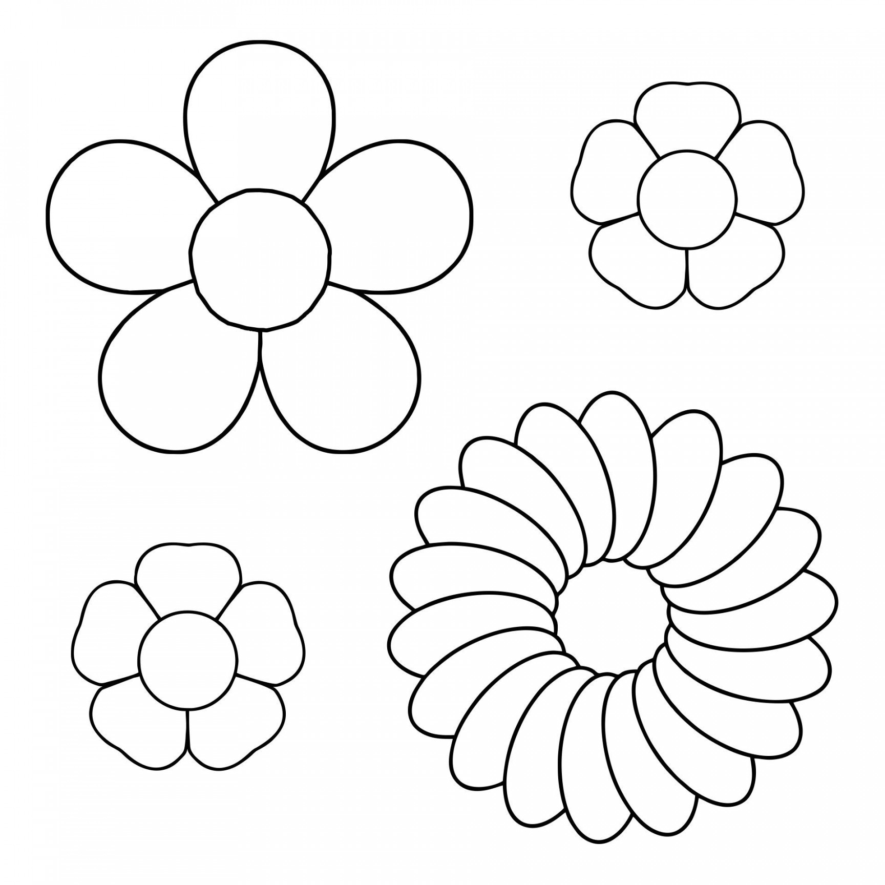 Best Paper Flower Templates Printable Free PDF for Free at