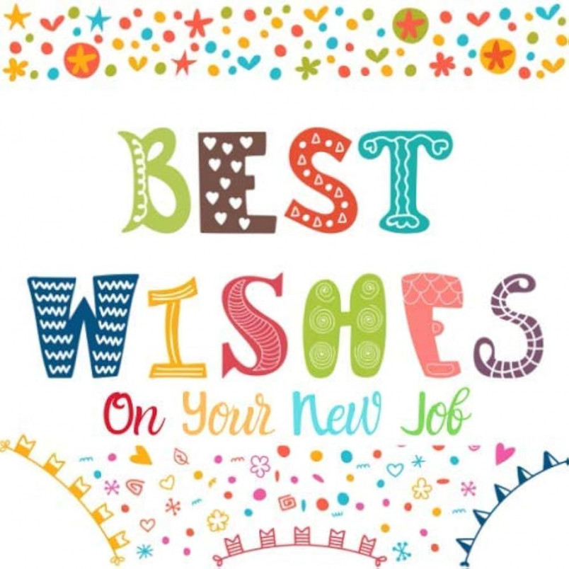 Best Wishes On Your New Job: Guest Book, Keepsake Message Memory Book For  Colleagues Family And Friends Register To Write Sign In, With Gift Log &