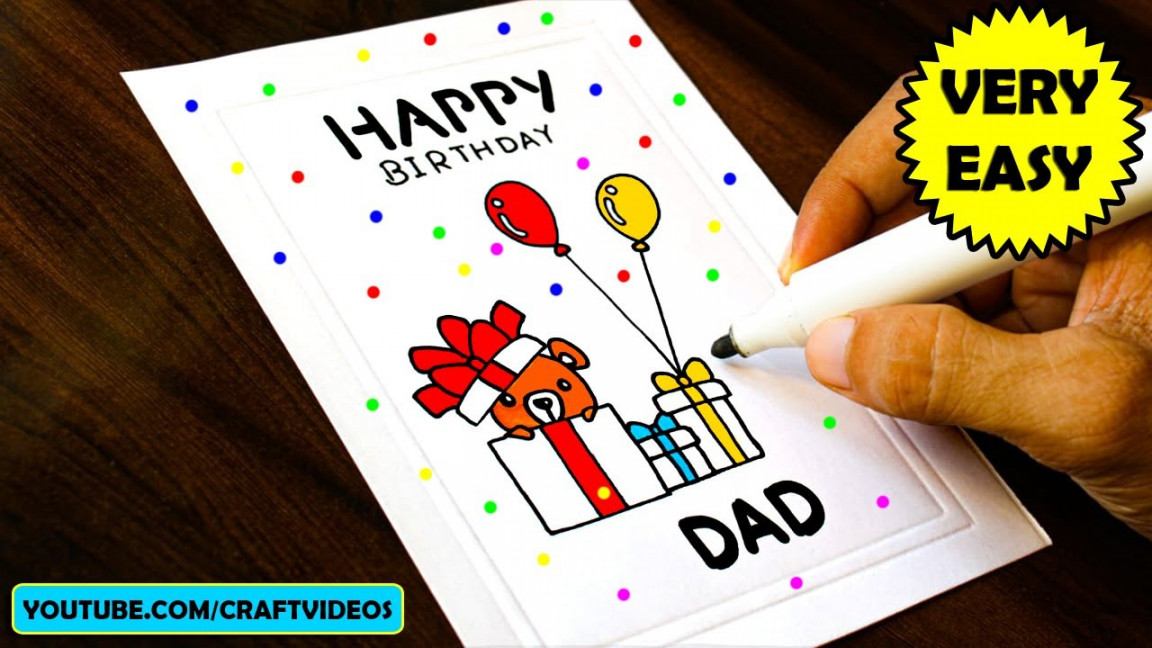 BIRTHDAY CARD FOR FATHER EASY