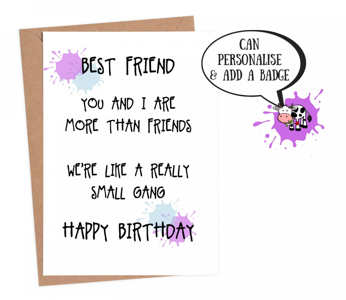 Birthday card funny best friend funny best friend birthday - Etsy