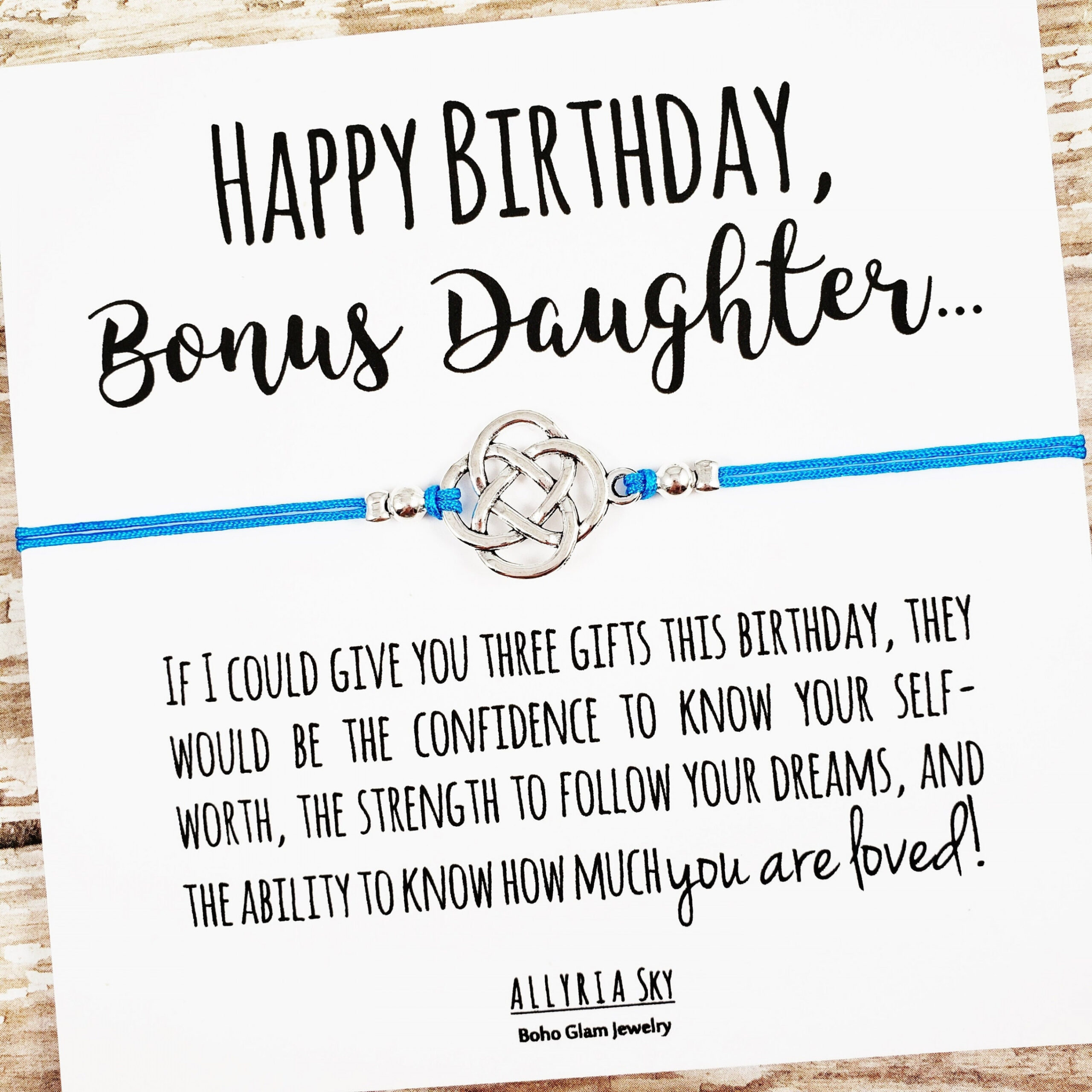 Bonus Daughter Birthday Gift Bonus Daughter Birthday Card - Etsy