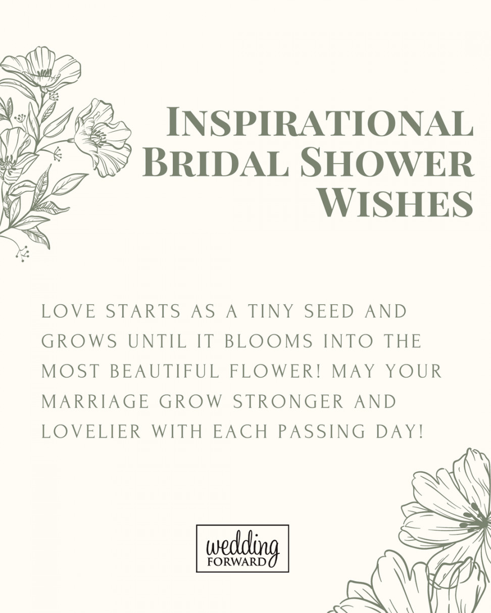 Bridal Shower Wishes Tips And Examples For Card