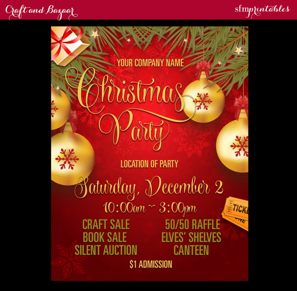 Christmas Party Flyer Firma Corporate Urlaub Feier saisonale / - Etsy