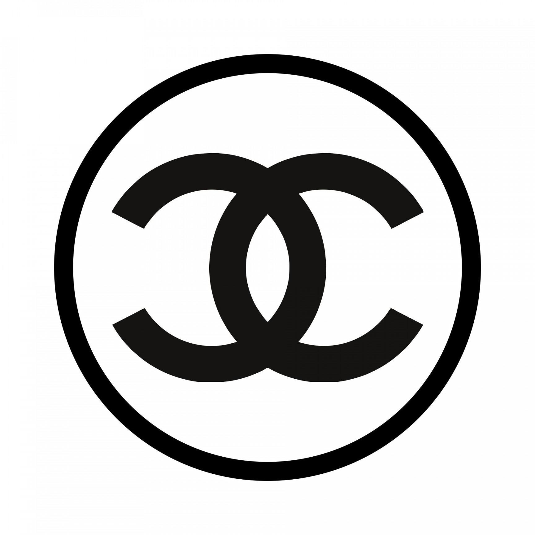 Coco Chanel Logo Clip Art  Chanel wall art, Chanel stickers