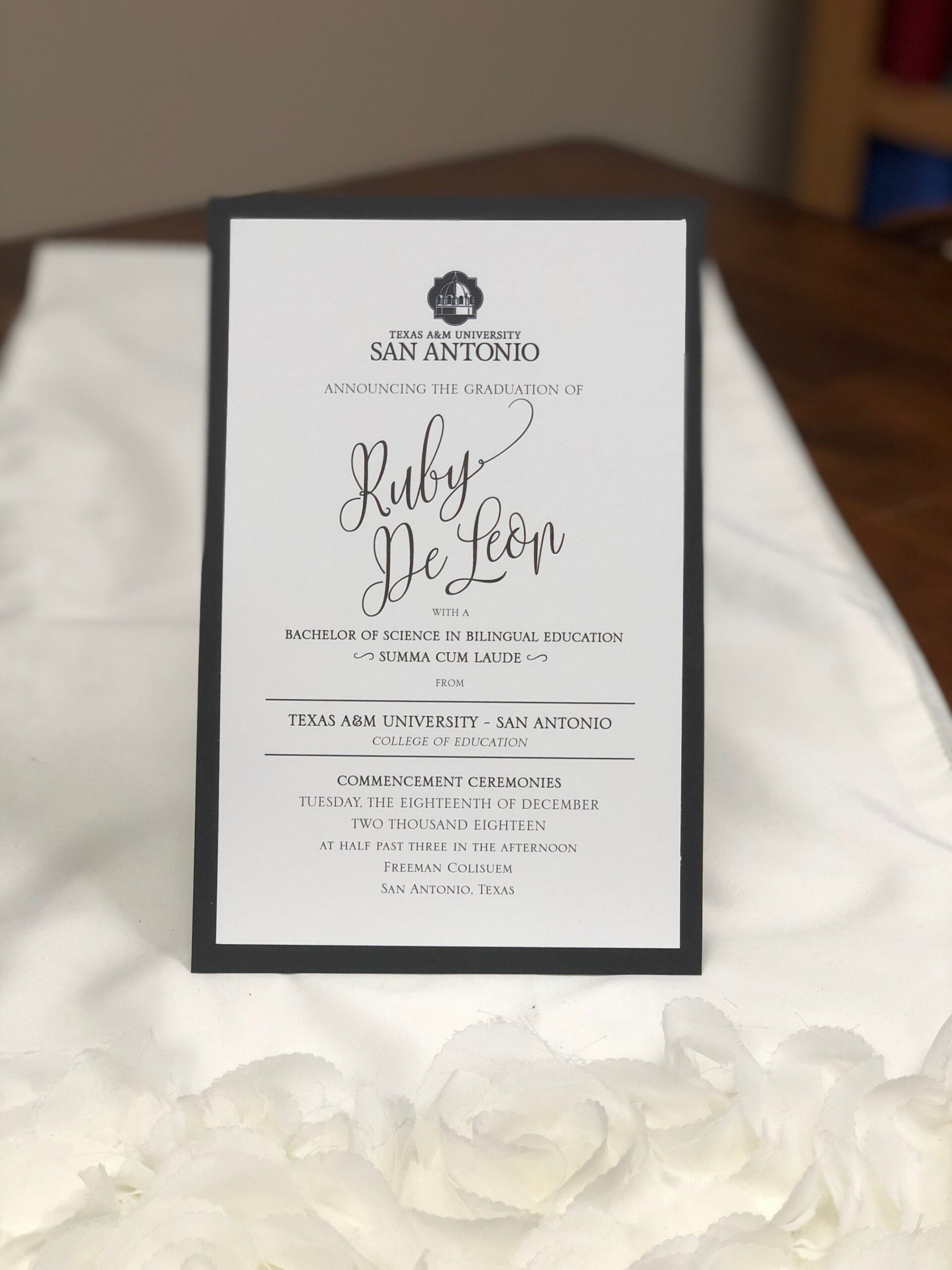 College Graduation Invitation or Announcement Texas A&M - Etsy