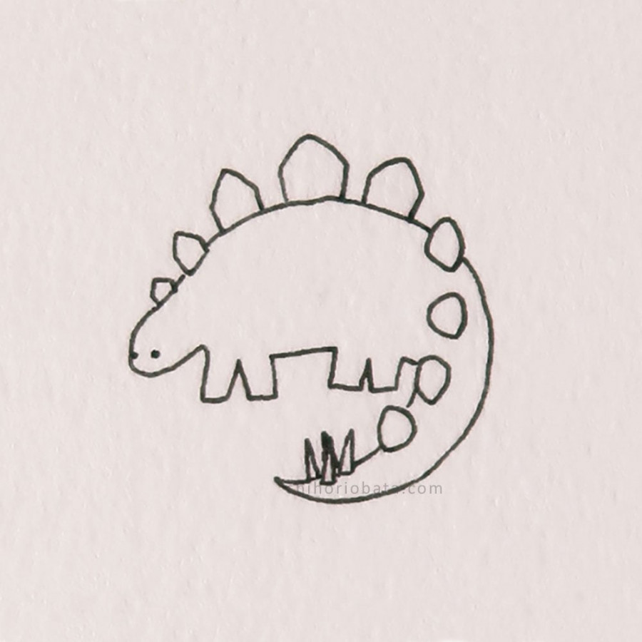 Cute Easy Dinosaur Drawing Ideas