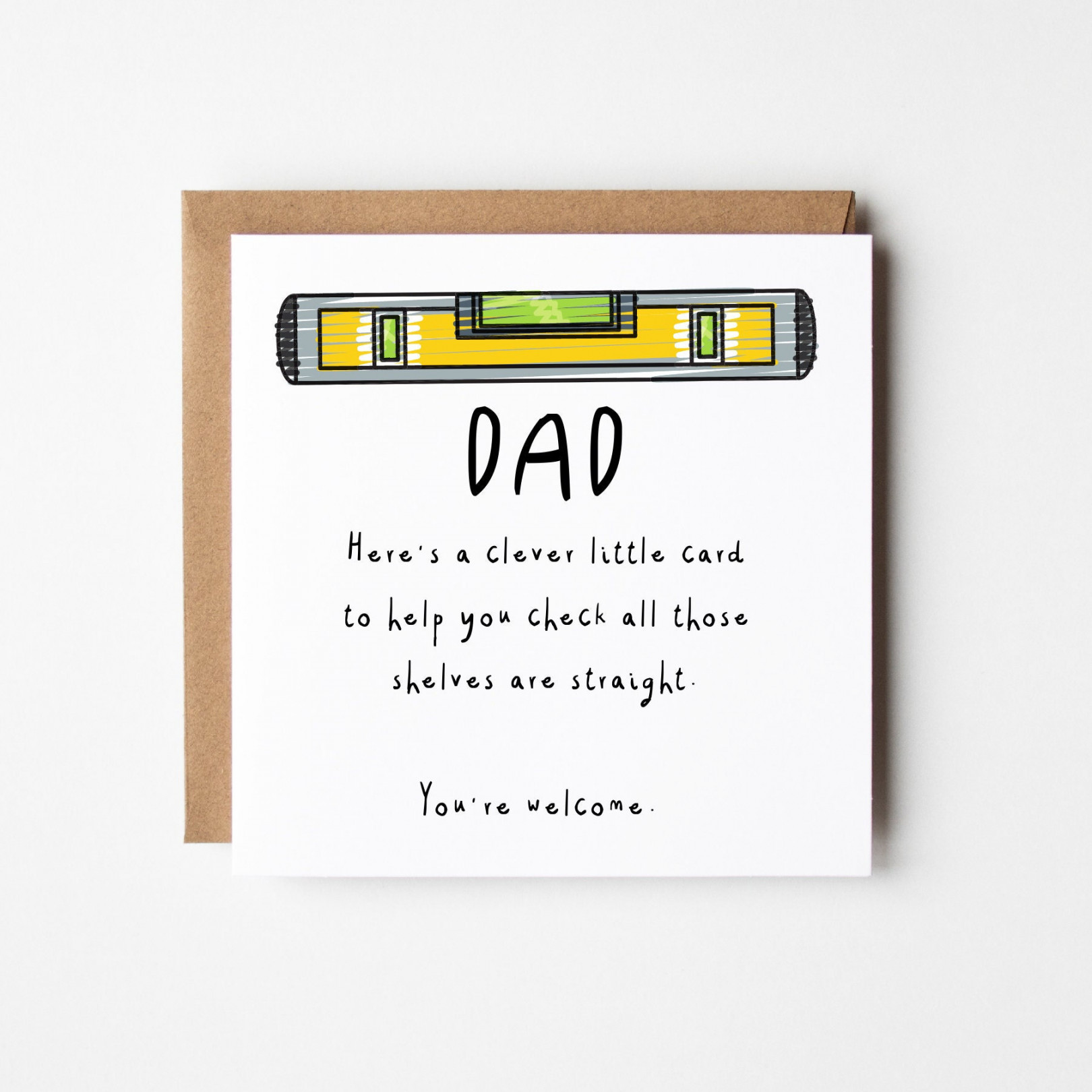 Dad Birthday Card, Funny Birthday Card for Dad, DIY Birthday Card, Dad DIY  Card, Cheeky Card for Dad, Dad Joke Card