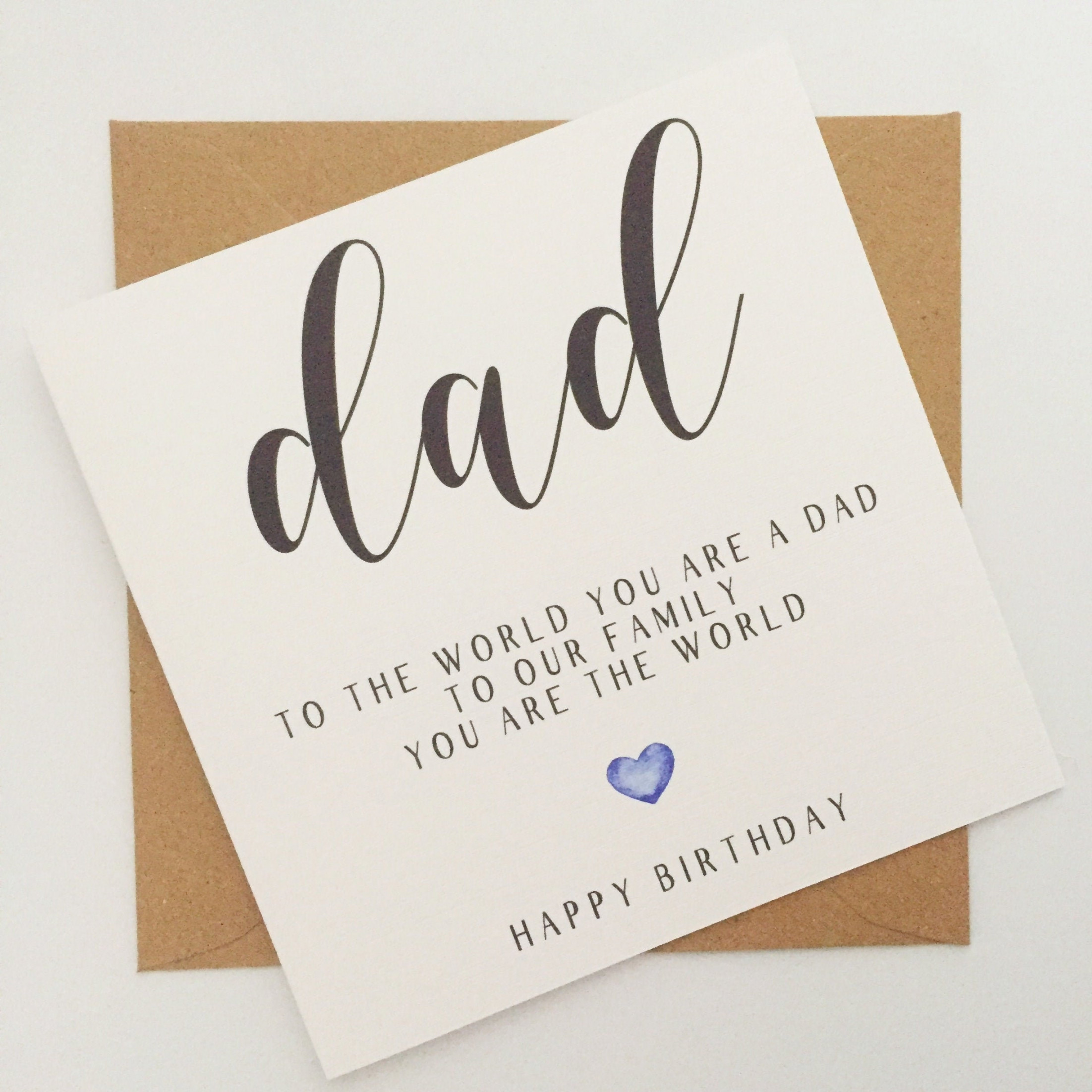 Dad Birthday Card, Happy Birthday Card Dad, Birthday Card For Dad