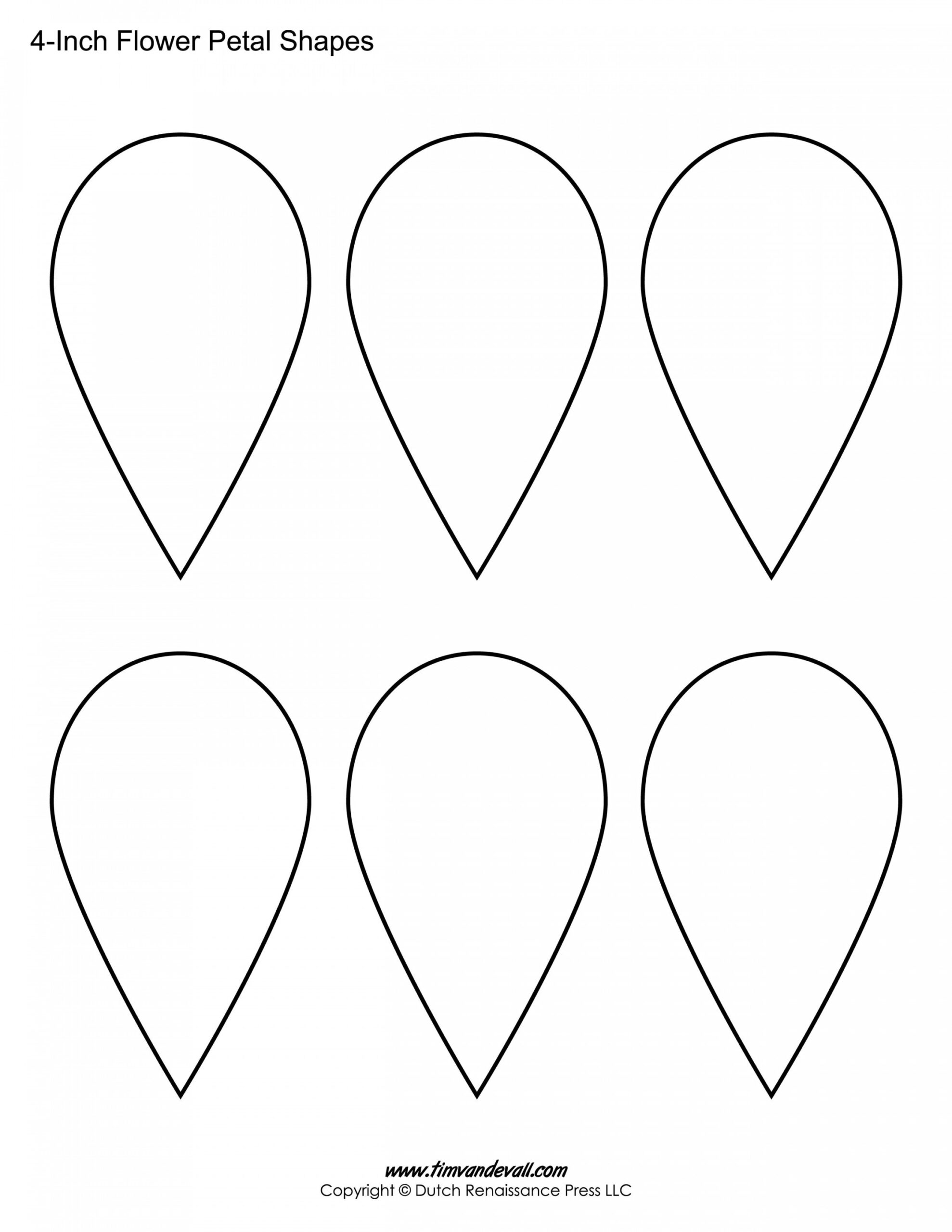 Flower Petal Templates – Tim