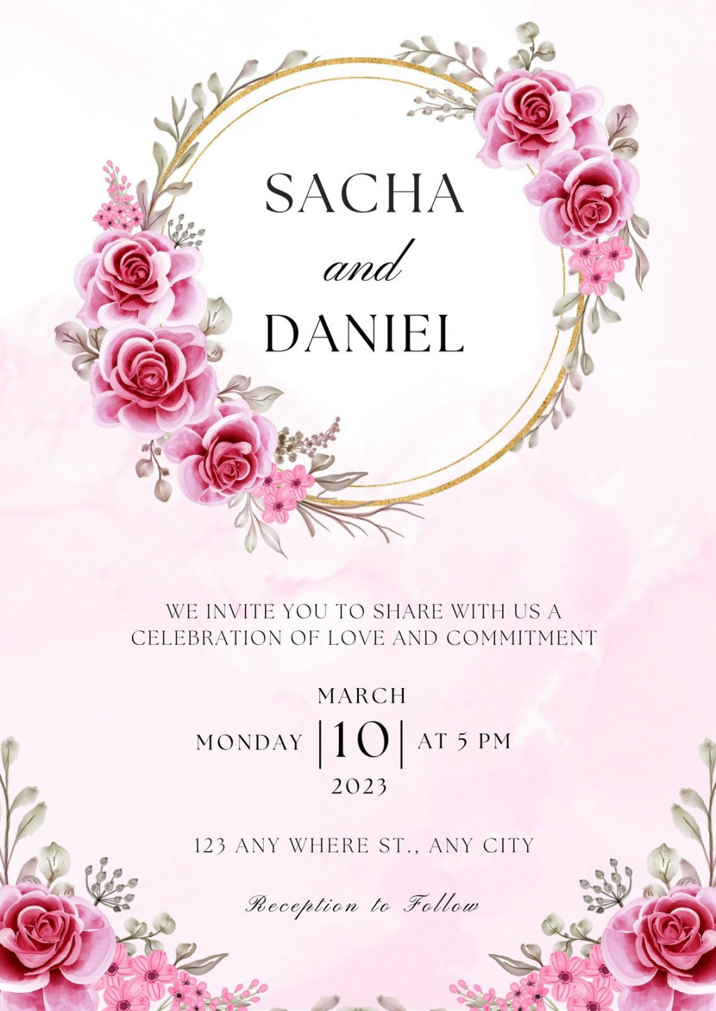 Free and printable custom invitation templates  Canva