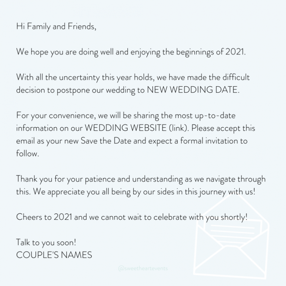 FREE Email Templates  sweetheartevents