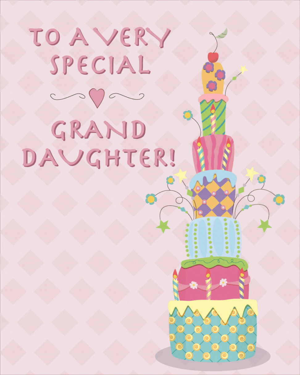 Free Happy Birthday Animated Images and GIFs for Granddaughter