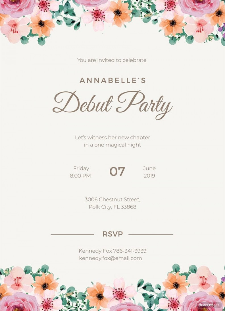 FREE Party Invitation Template - Download in Word, Google Docs