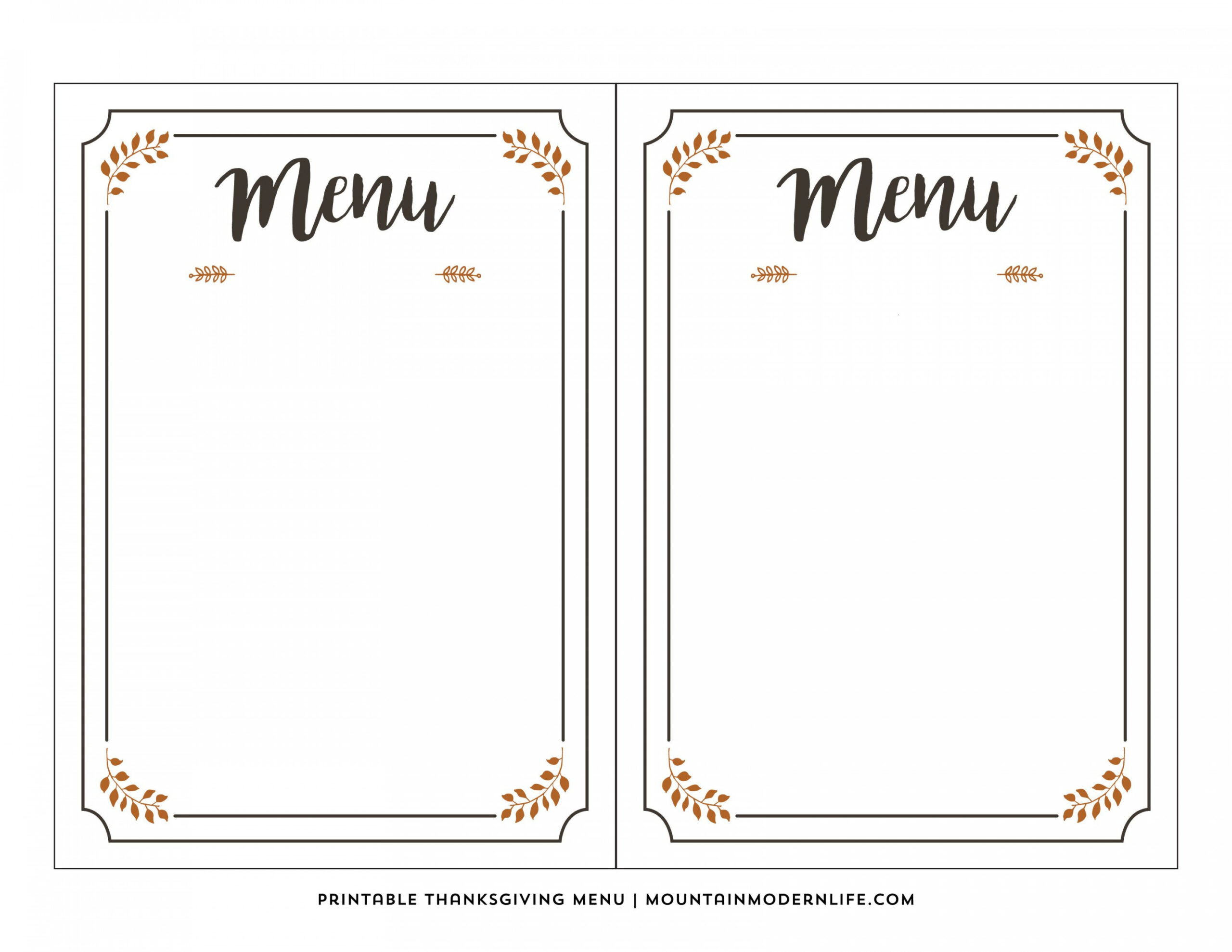 Free printable menu template, Printable menu template, Restaurant