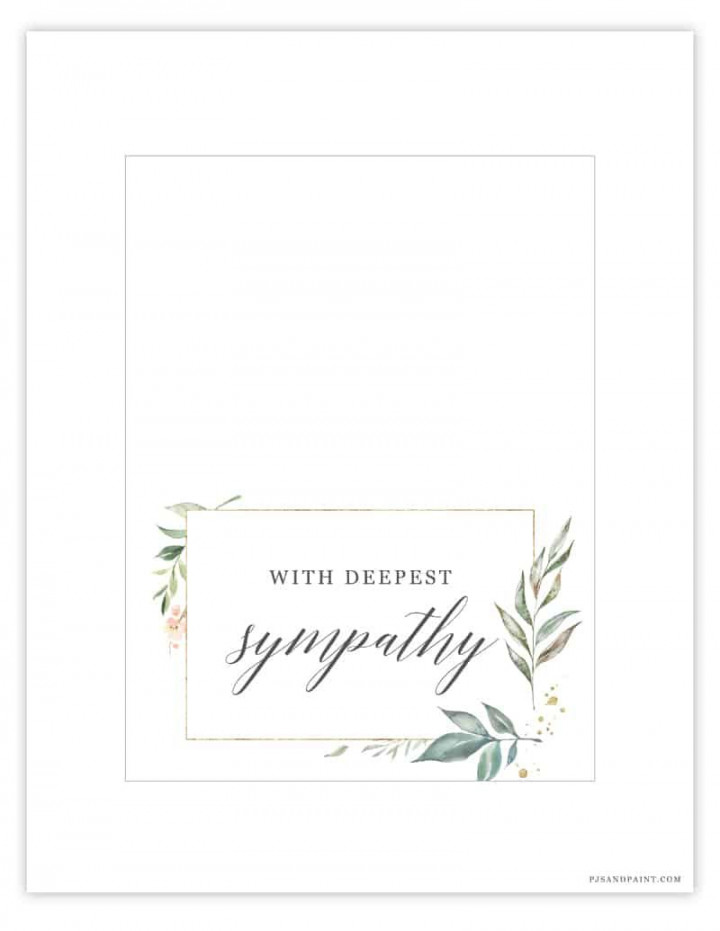 Free Printable Sympathy Card – Instant Download  Sympathy cards