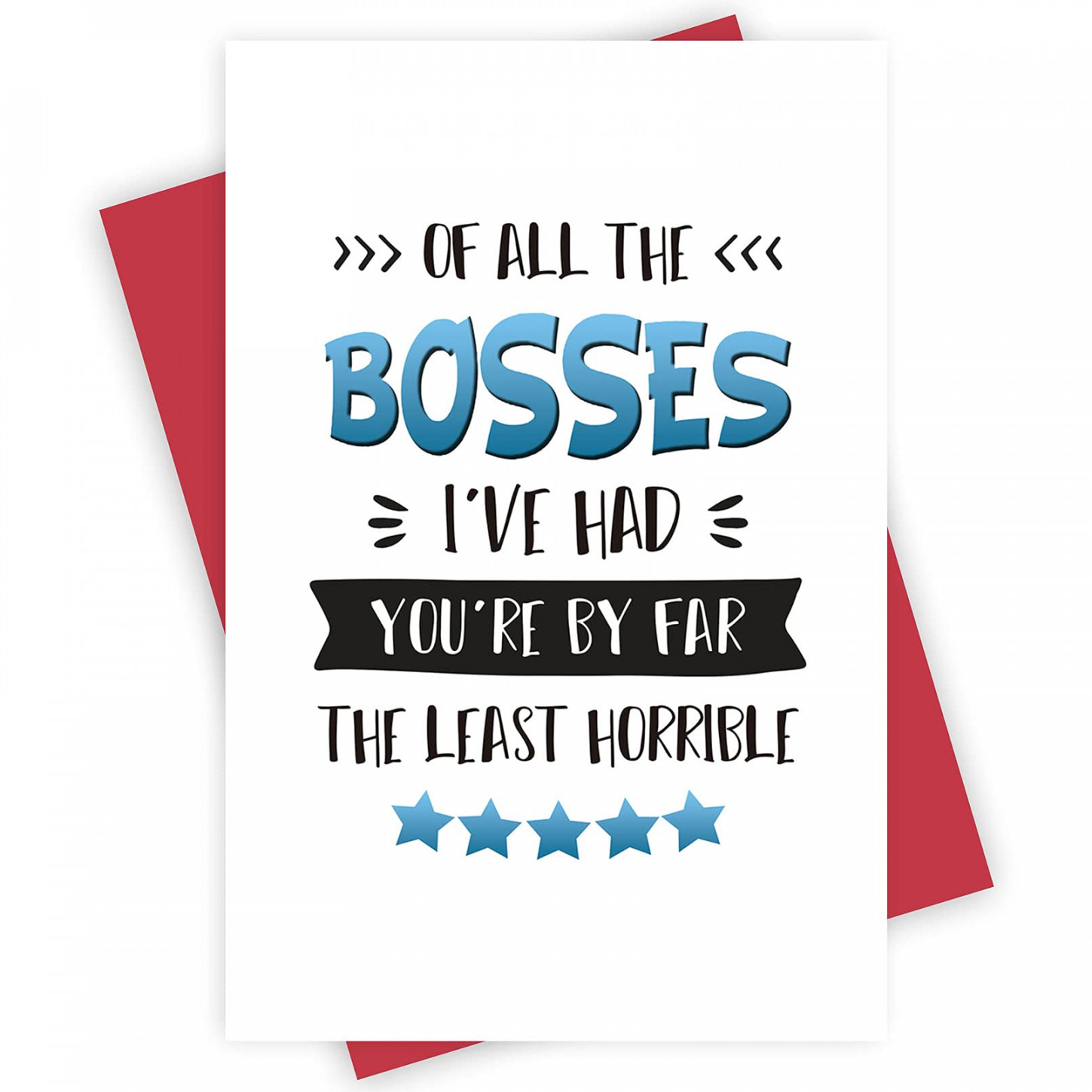 Funny Boss Birthday Card, Happy Boss