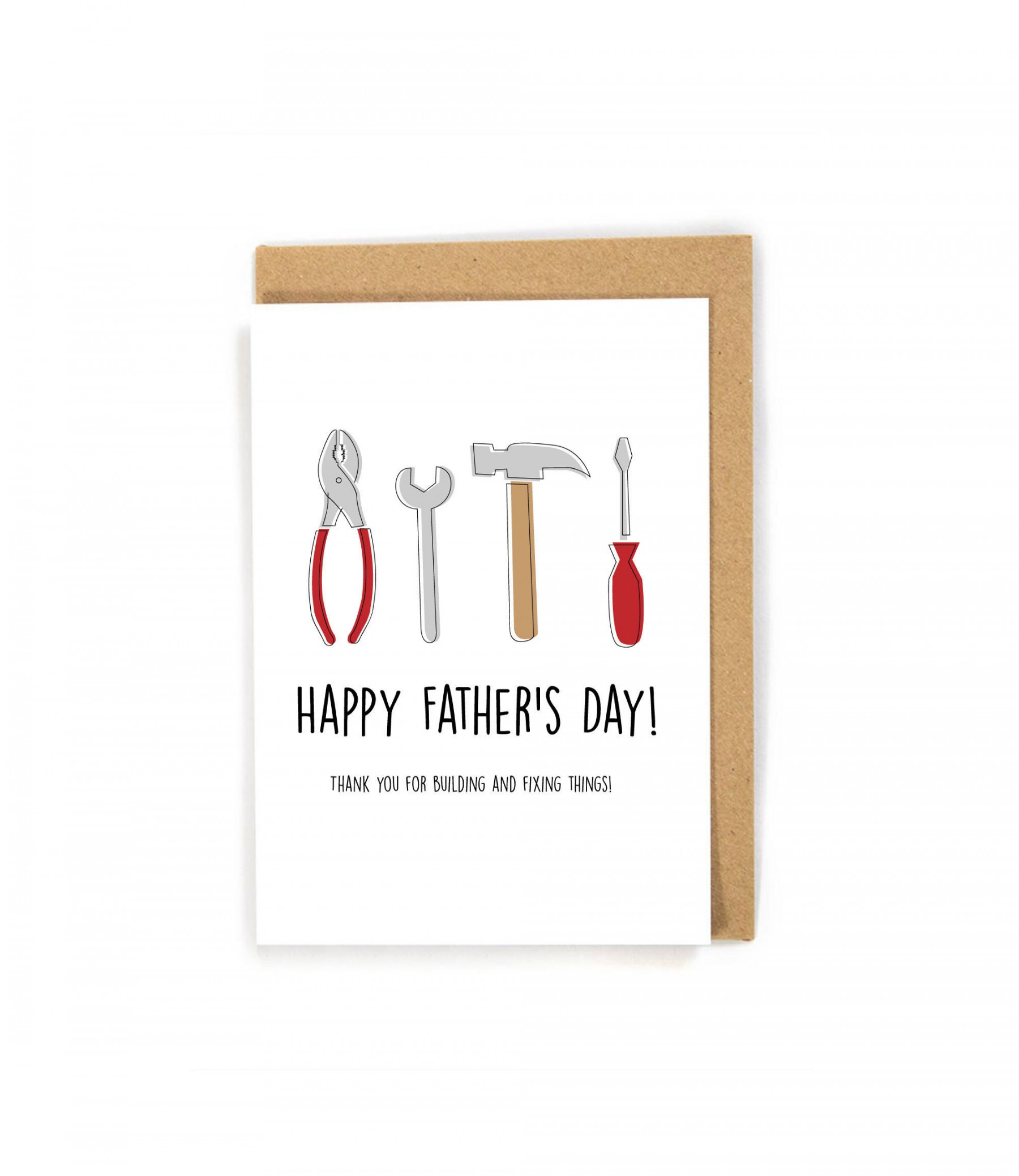 Funny Fathers Day Card, Handy Man Father