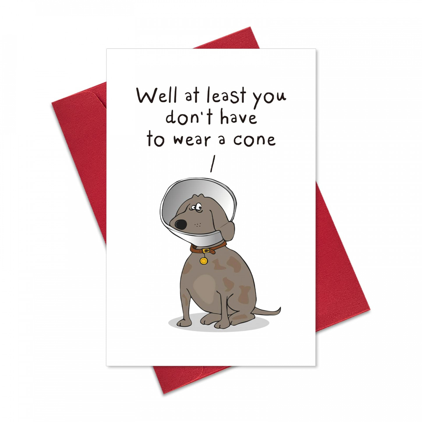 Funny Get Well Soon Cards Gift, Humor Speedy Surgery Recovery Card for Him,  Your Friends, At Least You Don