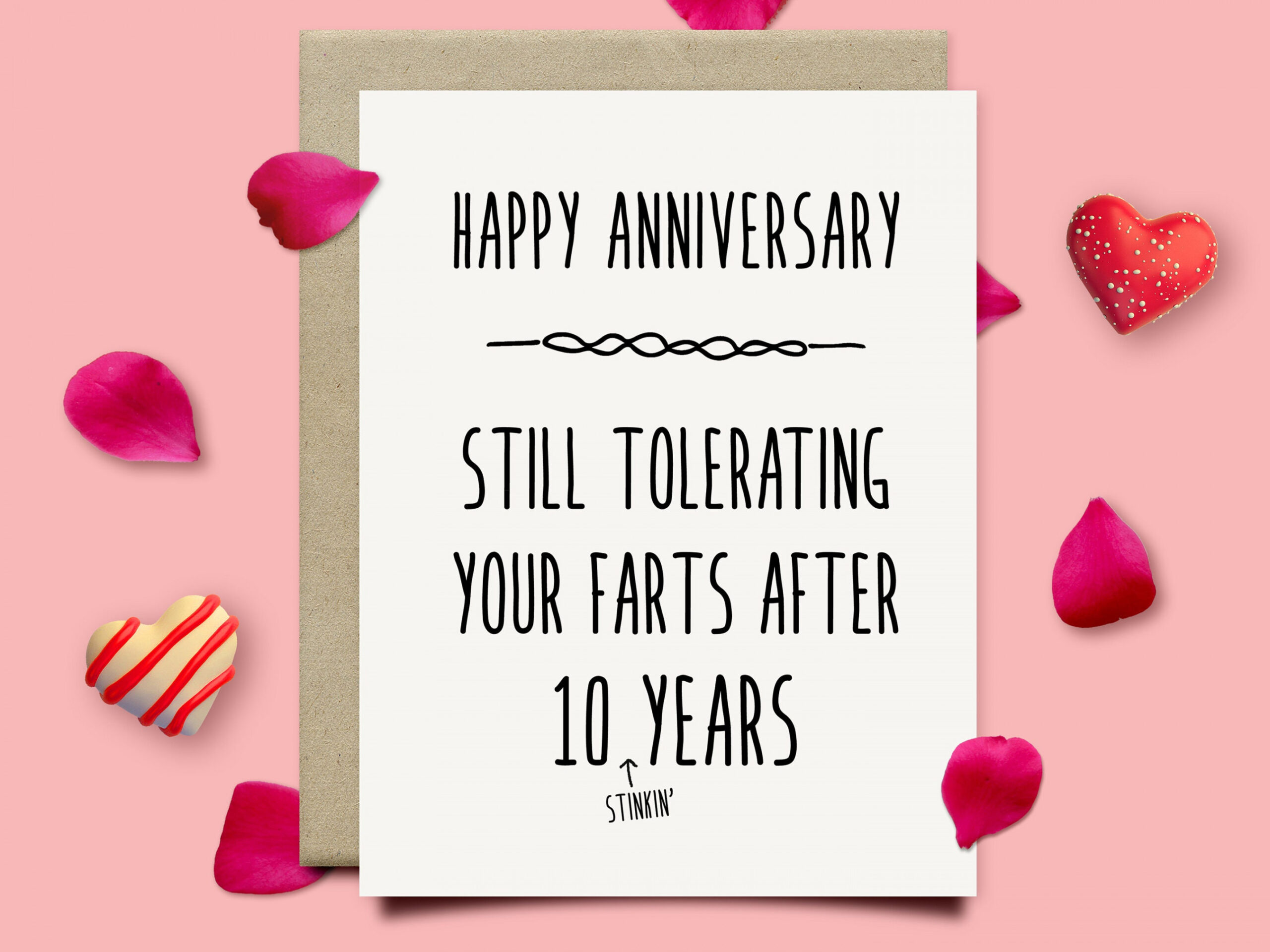 Funny th Anniversary Card for Husband Tin Anniversary Gift - Etsy