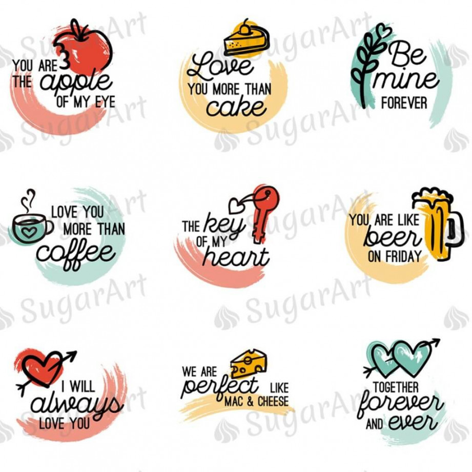 Funny Valentine Day Sayings - HSA – Sugar Art