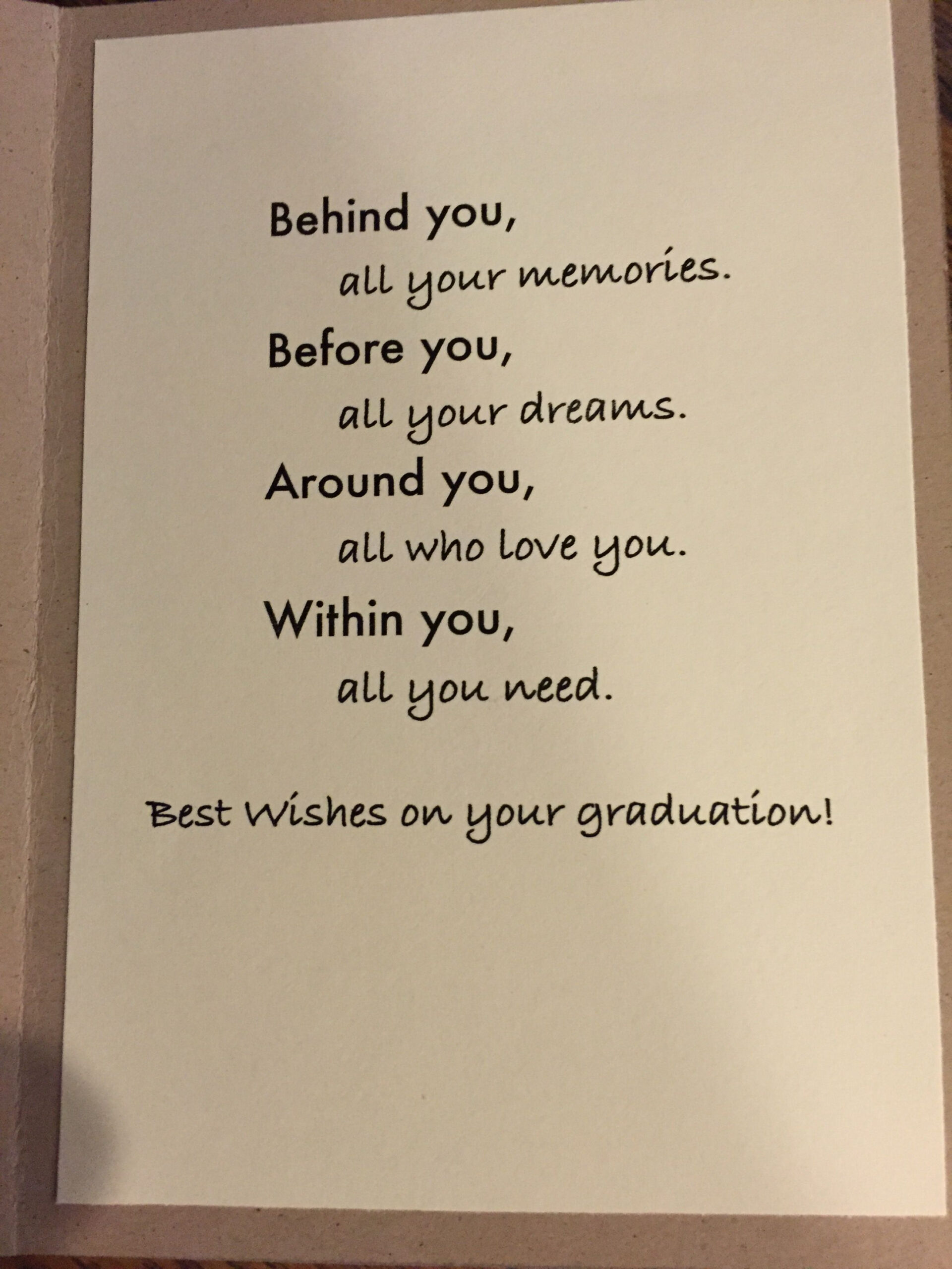 Graduation card saying  Graduation card sayings, Graduation