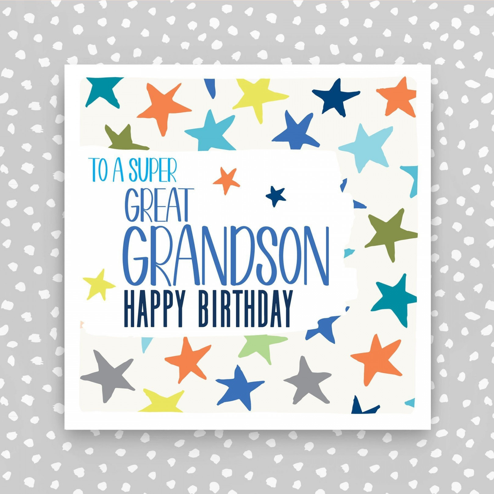 Great Grandson Birthday Card