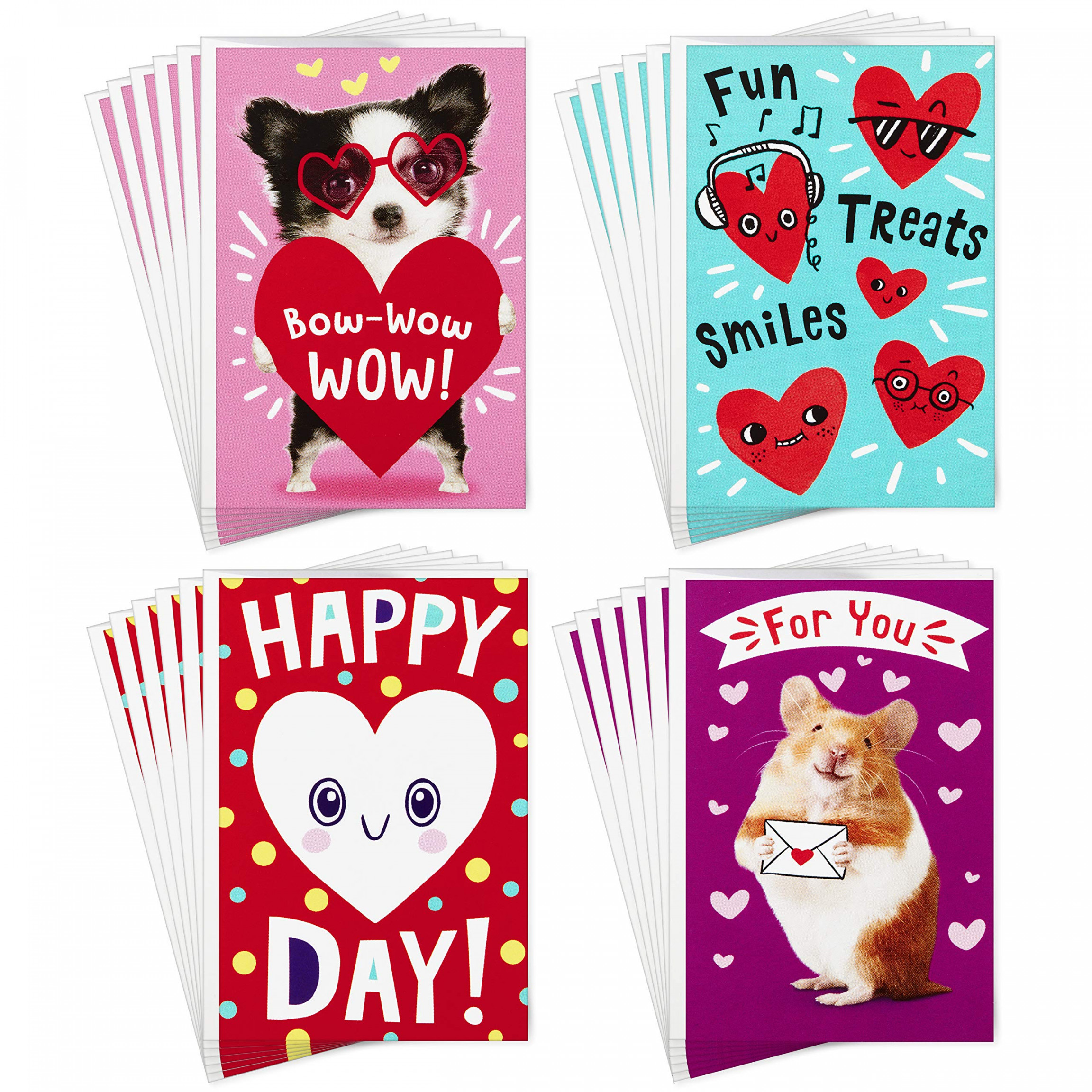 Hallmark Assorted Valentines Day Cards for Kids, Happy Heart Day (  Valentine