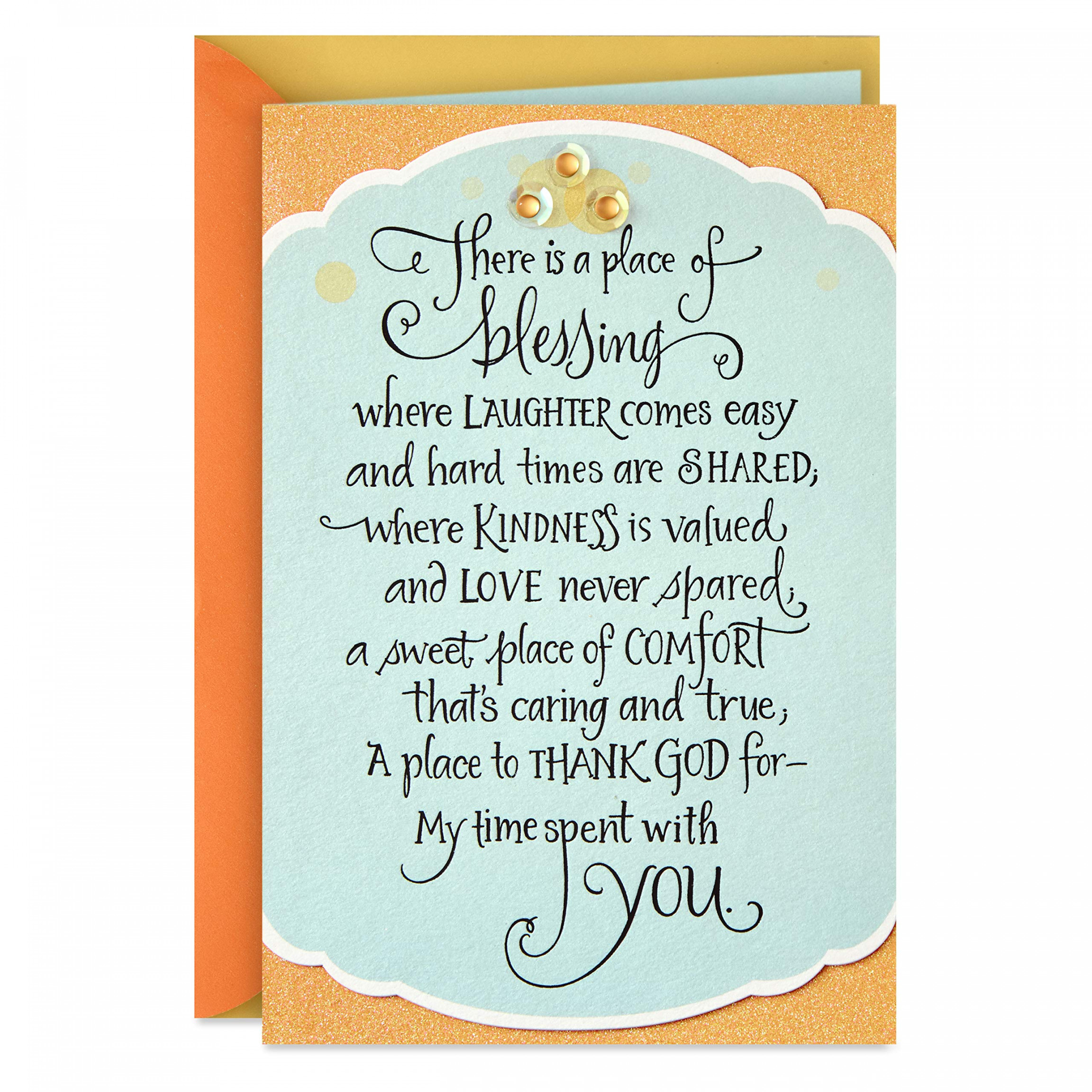 Hallmark DaySpring Religious Birthday Card (Segen On Your Birthday)