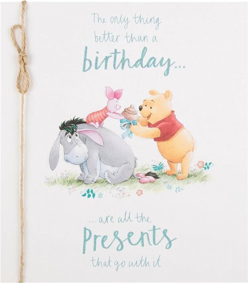 Hallmark  Disney Winnie the Pooh Geburtstagskarte