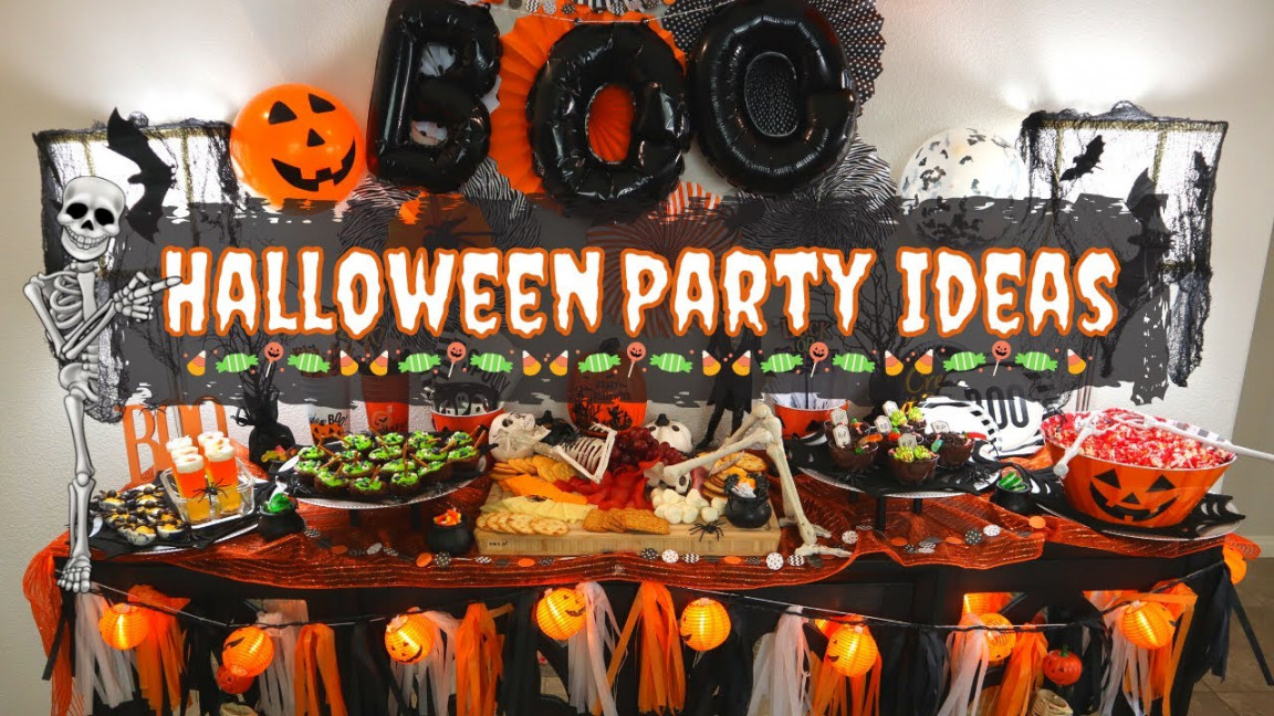 Halloween Party Ideas 👻🎃  Party Decoration & Set Up Ideas for Halloween  Party & Halloween Treats