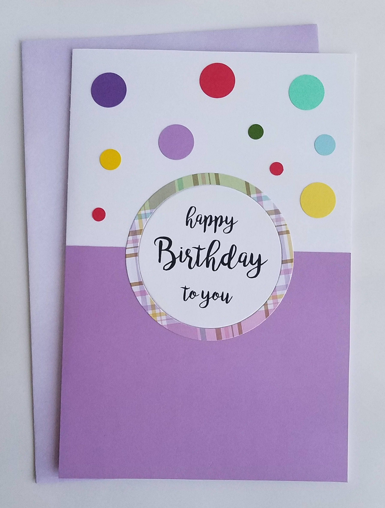 Handmade Birthday Greeting Card. Birthday Card. Handmade - Etsy