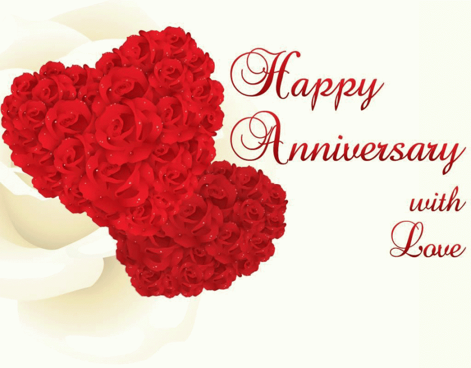 Happy Anniversary My Love GIF Animation Image  Wedding