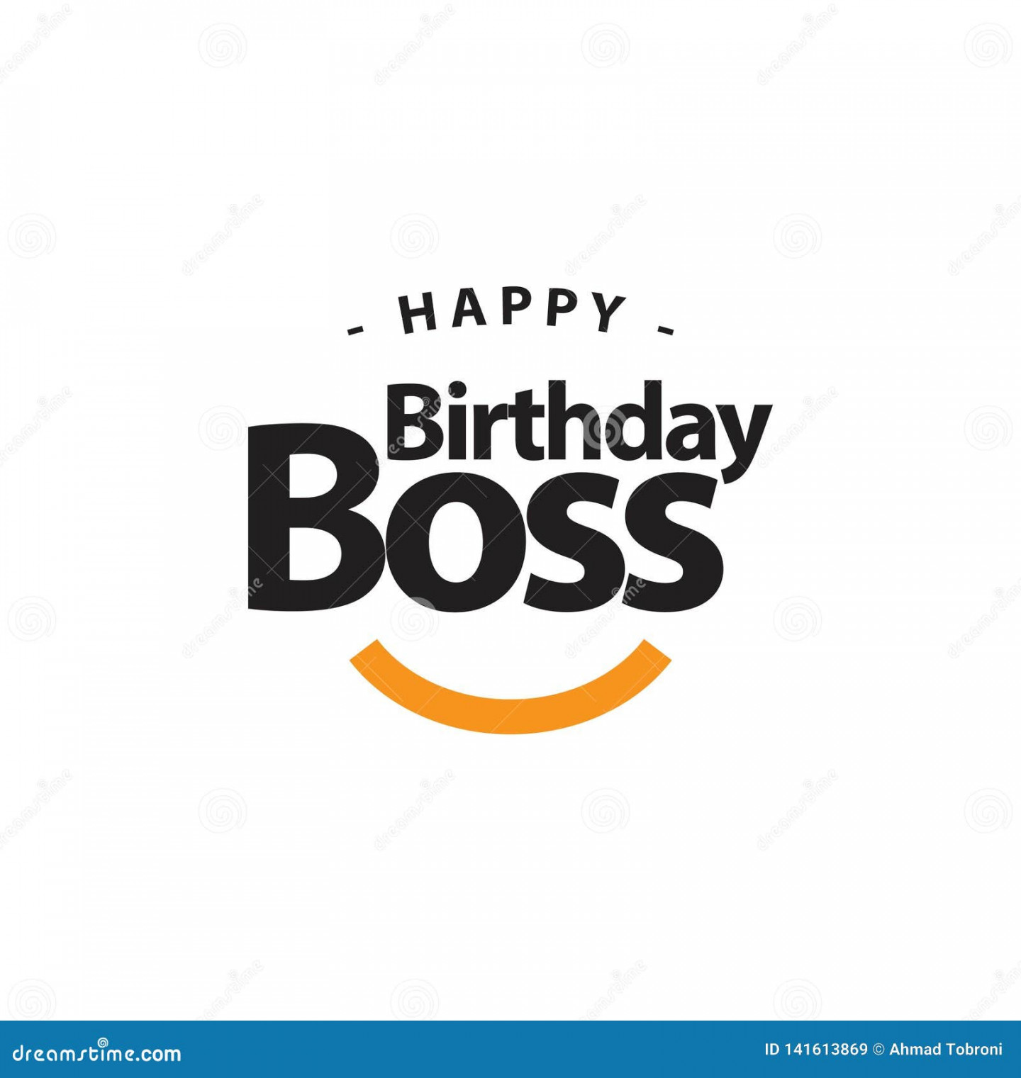 Happy Birthday Boss Stock Illustrations –  Happy Birthday Boss