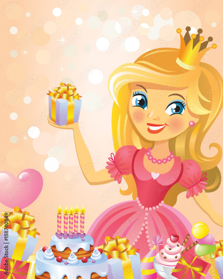 Happy Birthday, Princess, greeting card