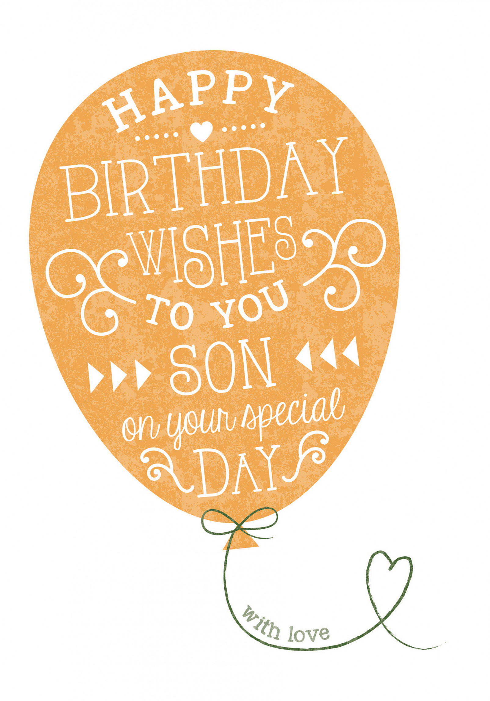 Happy Birthday Son  Greetings Cards Delivered  Bunches