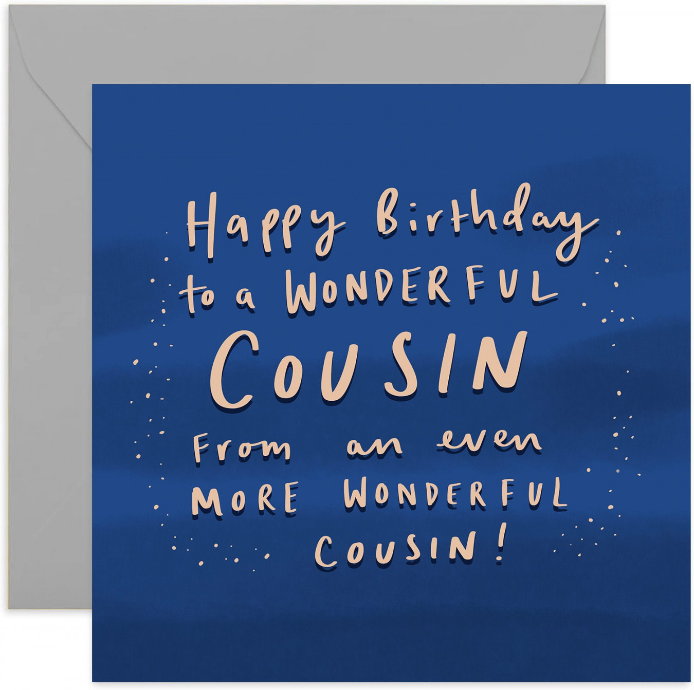 Happy Birthday Wonderful Cousin Star Card Fun Birthday Card - Etsy