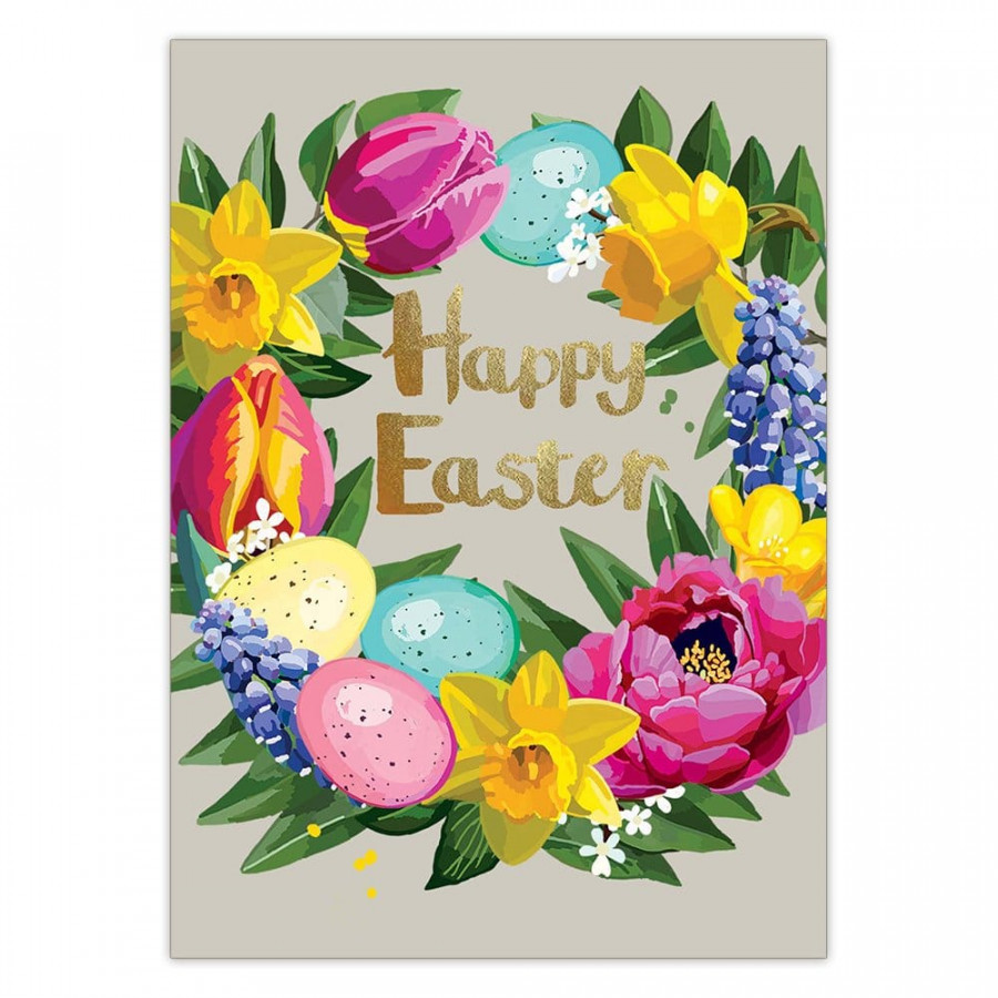 Happy Easter Greetings Card by Sarah Kelleher (UK) - Finch & Lane