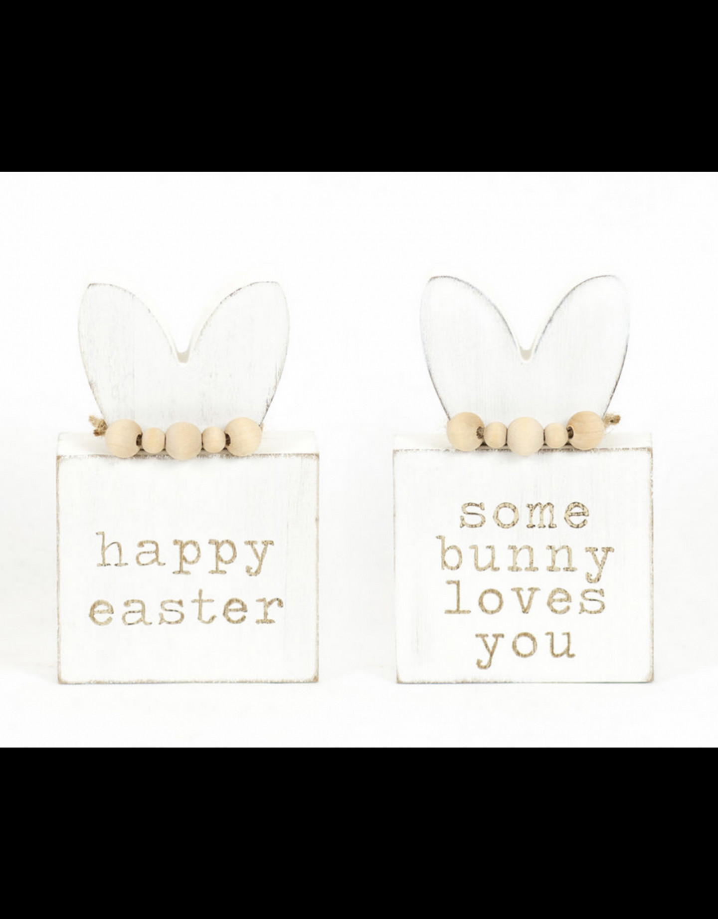 Happy Easter/Some Bunny Love You Block Sign - The Good Tree