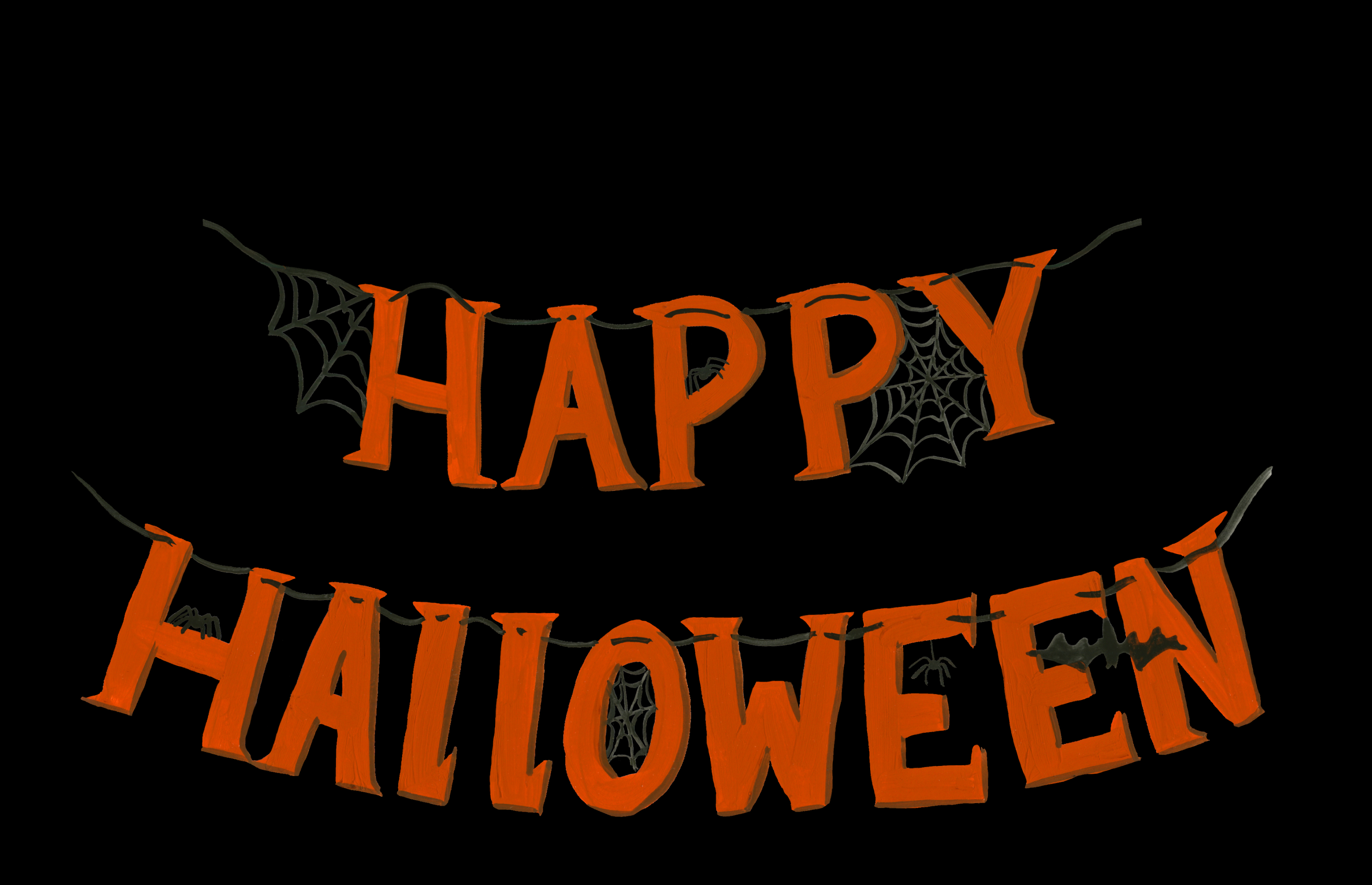 Happy Halloween Banner Print & Cut File