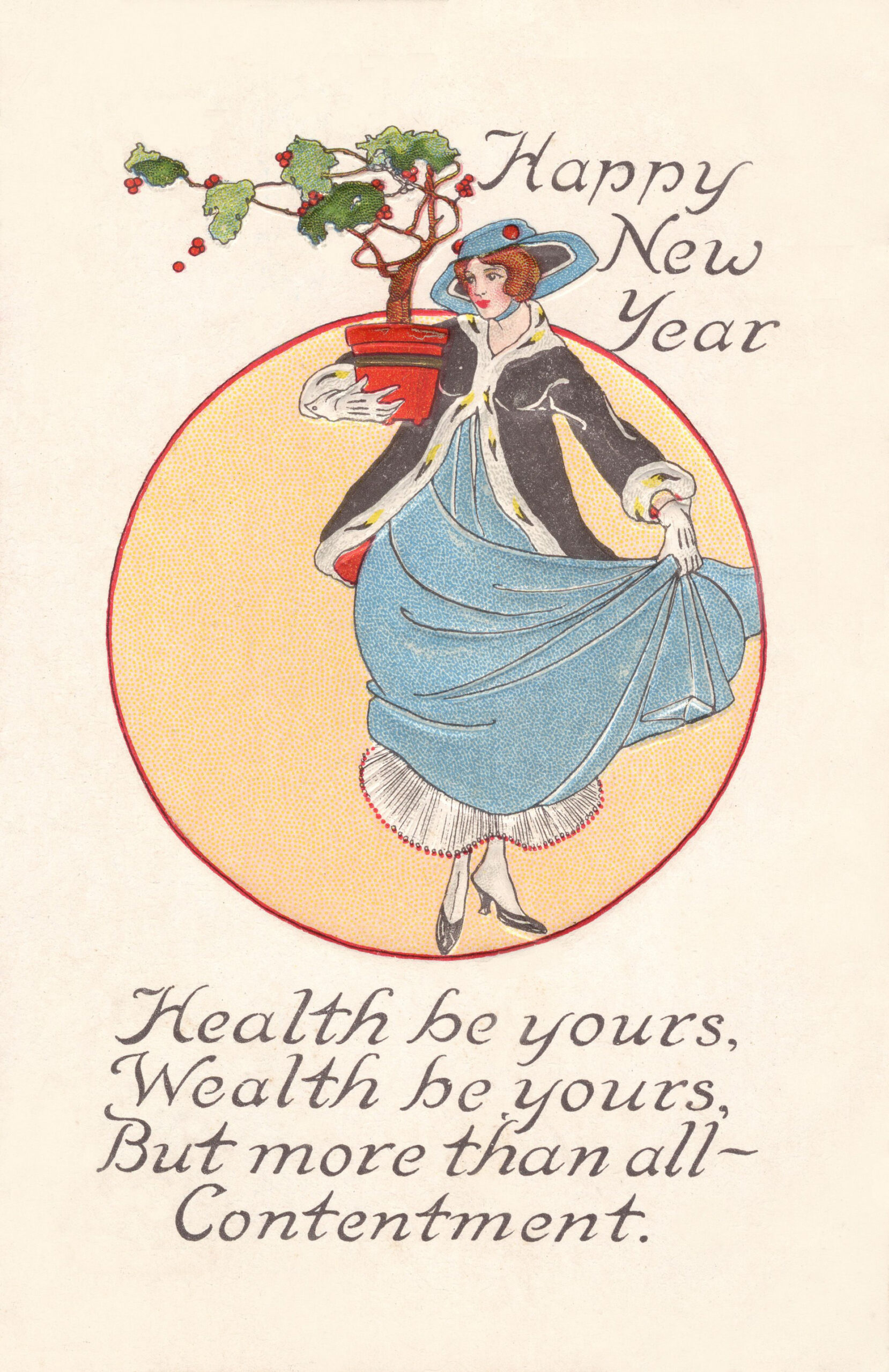 Happy New Year  Happy new year cards, Vintage holiday cards